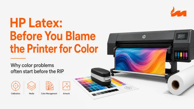 HP Latex Color Problems: Four Checks Before Blaming the Printer article cover