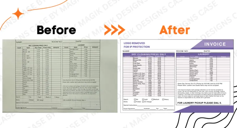 Invoice Redesign case study